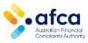 Logo of the Australian Financial Complaints Authority (AFCA).