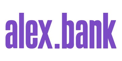 Logo with the text 'ex.ban' in purple on a white background.