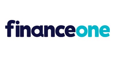 Logo with text 'financeo' in blue and teal colors.