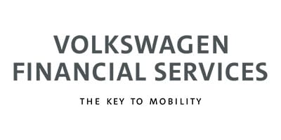 Volkswagen Financial Services logo with the tagline "The Key to Mobility."